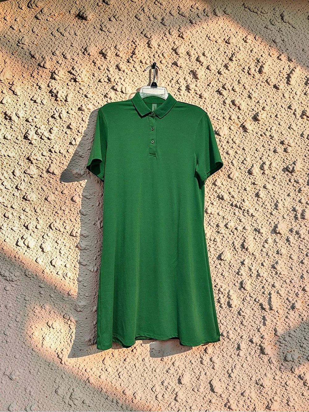 Outdoor Voices Birdie Polo Dress Green